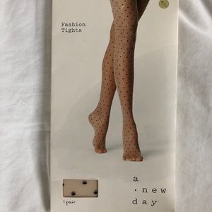 A NEW DAY Polka dot tights